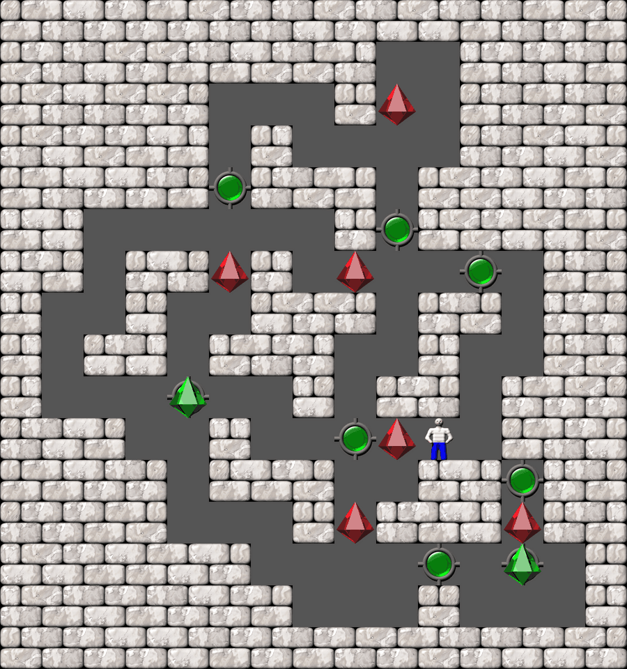 Sokoban Bugs550 collection level 470